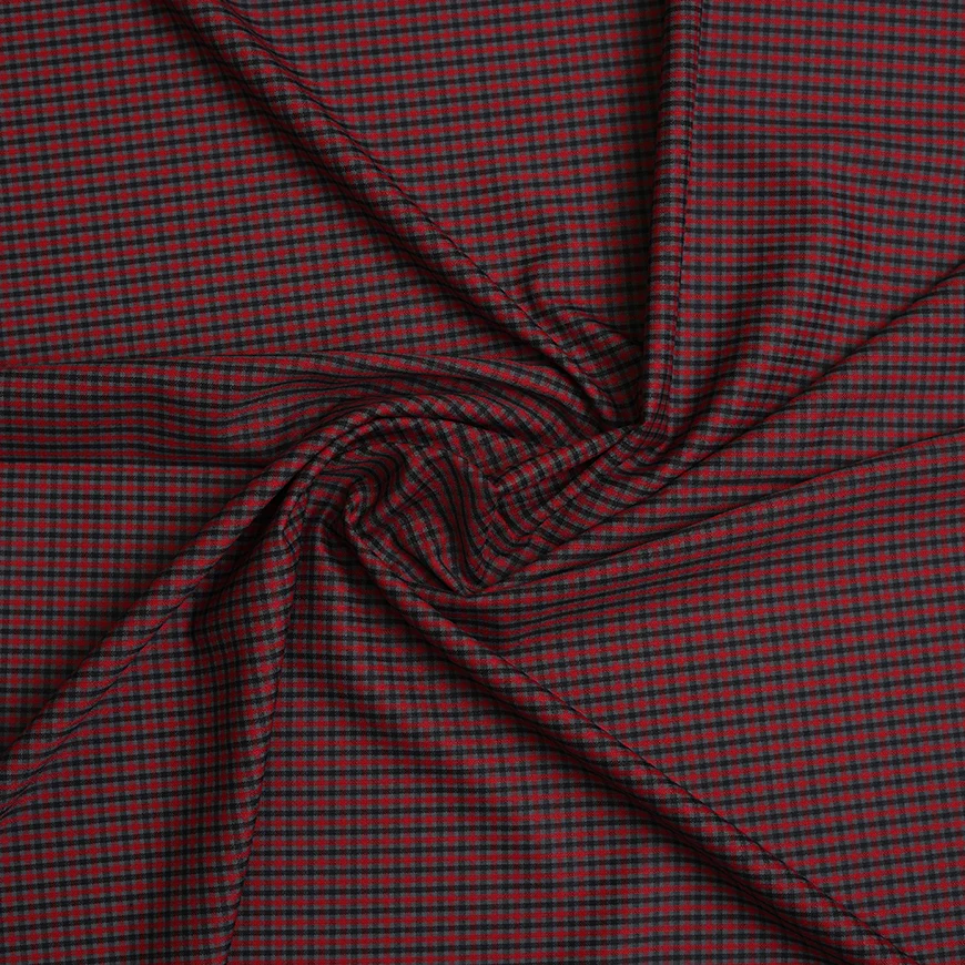 Lyla Multi Color Checked Winter Fabric