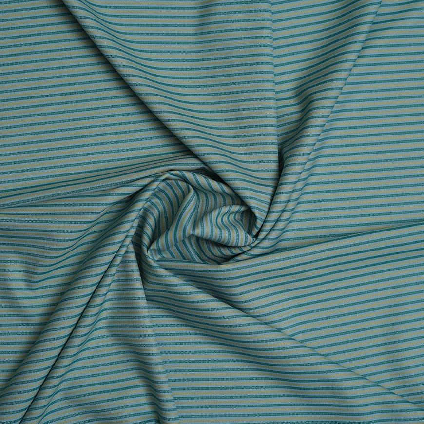 Lyla Multi Striped Winter Fabric - Unstitched