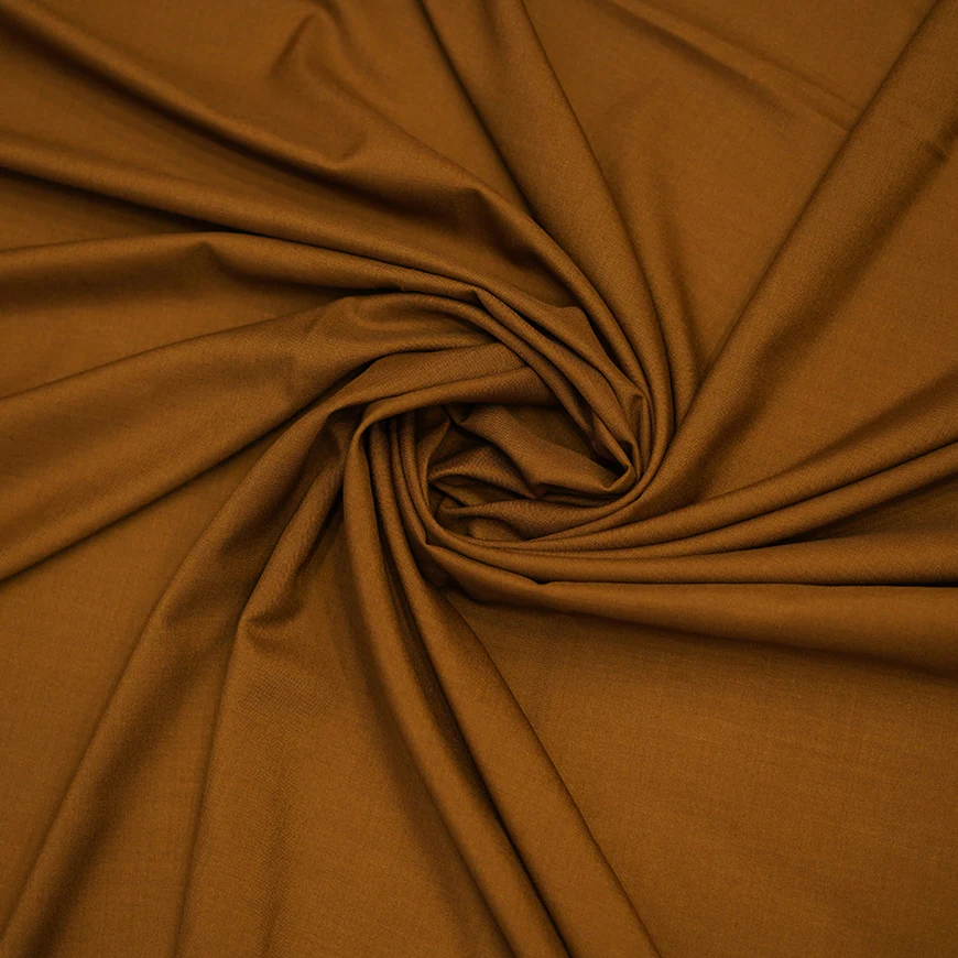 Lyla Light Brown Winter Unstitched Fabric - Image 2