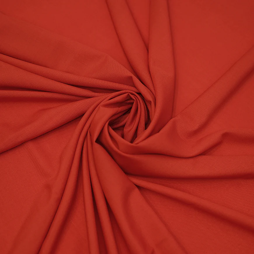 Lyla Red Winter Fabric - Unstitched for Women - Image 2