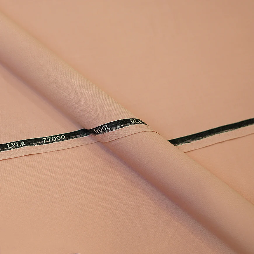 Lyla Tea Pink Winter Fabric - Unstitched - Image 2
