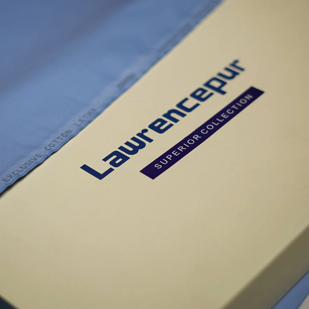 Plain Sky Blue, President Exclusive Latha Shalwar Kameez Fabric - Image 2