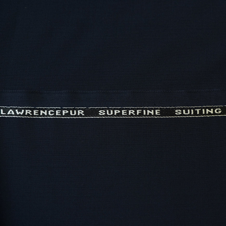 Fabric - Super Fine Navy Blue Plain - Image 2