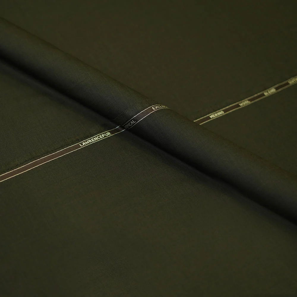 Brown textured Tropical Exclusive Suiting Fabric