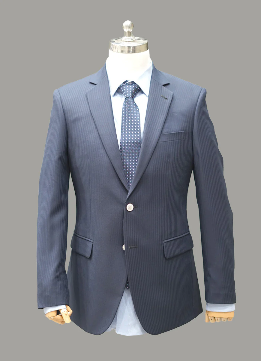 Classic Blazer- Featherlight Black Criss Cross Textured