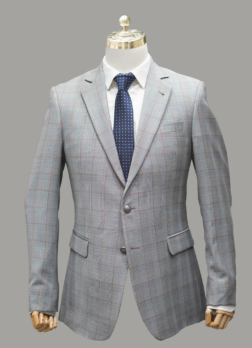 Classic Blazer - Tropical Exclusive Grey Checks
