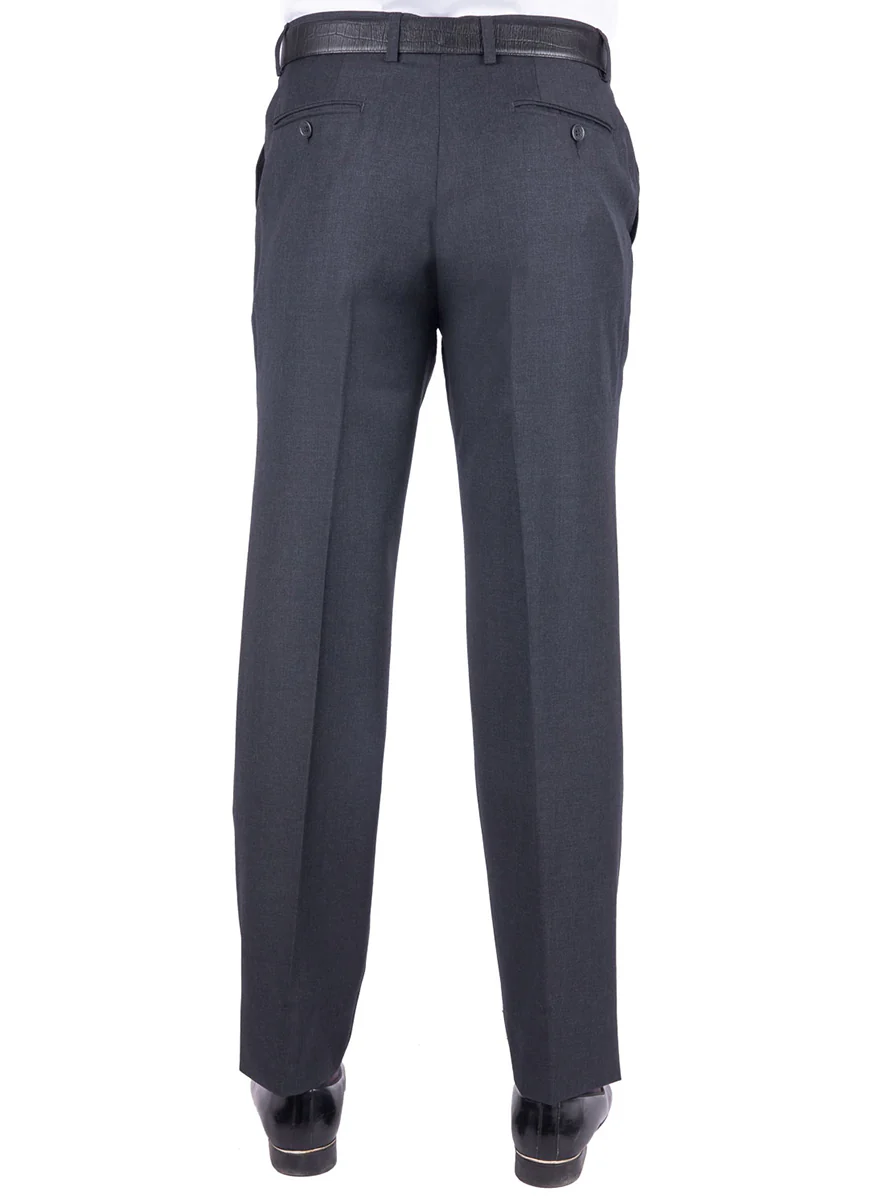 Plain-Silver Grey, Tropicle Exclusive Wool Blend Formal Trouser - Image 2