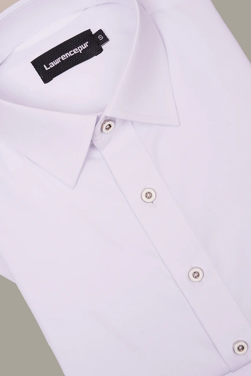 Shalwar Kameez - Boski Synthetic White Plain - Image 7