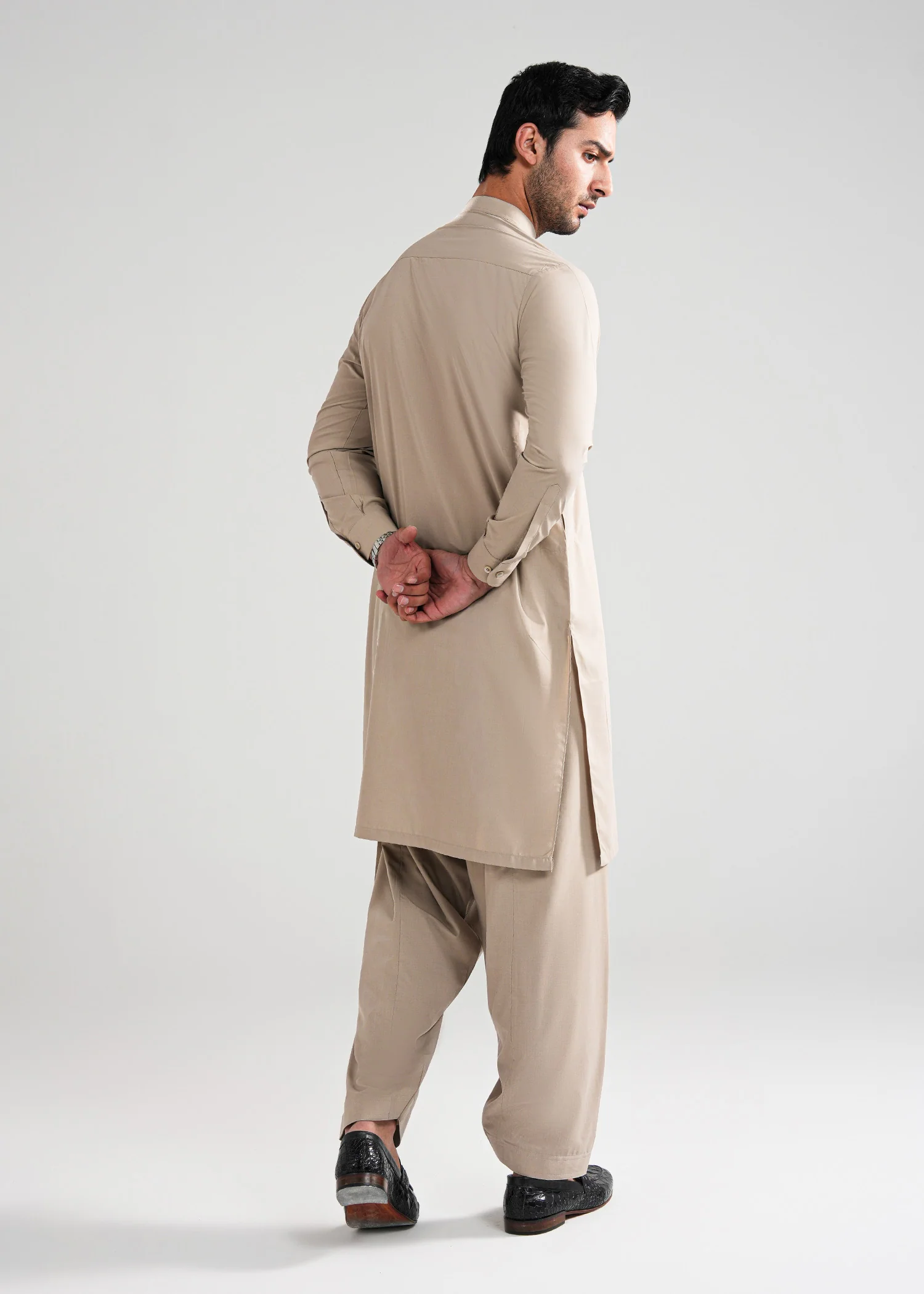 Sand Dollar Melange Kunhaar Summer Wash & Wear Shalwar Kameez - Image 4
