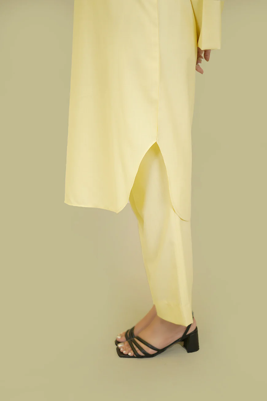 Women's Lyla Stitched Winter Two Piece Suit - Yellow - Image 3