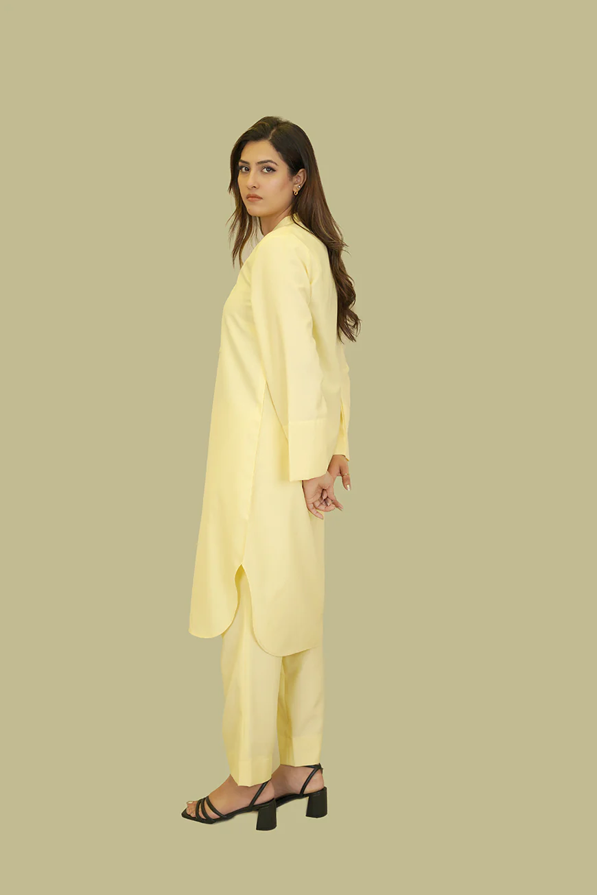 Women's Lyla Stitched Winter Two Piece Suit - Yellow - Image 6