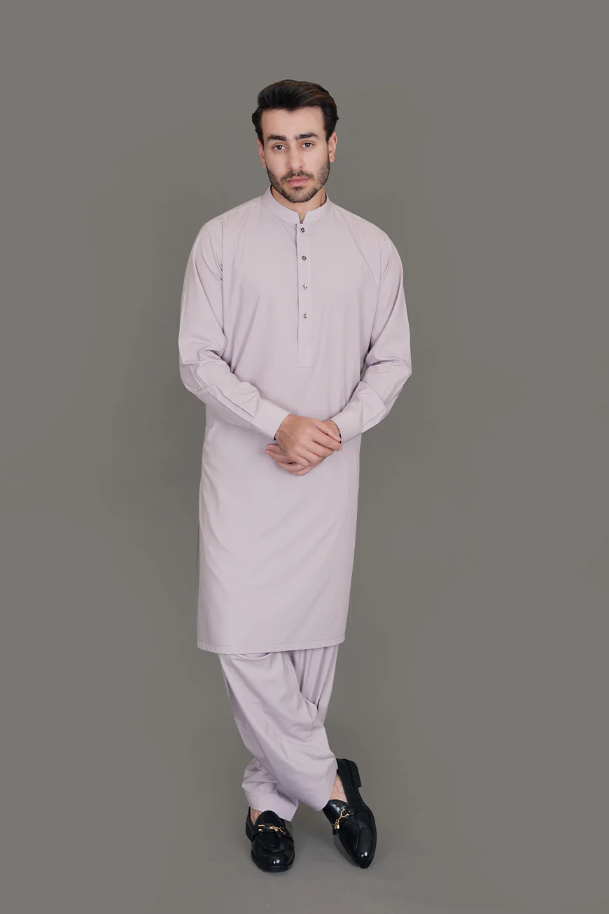 Light Pink Saltoro Summer Wash & Wear Shalwar Kameez