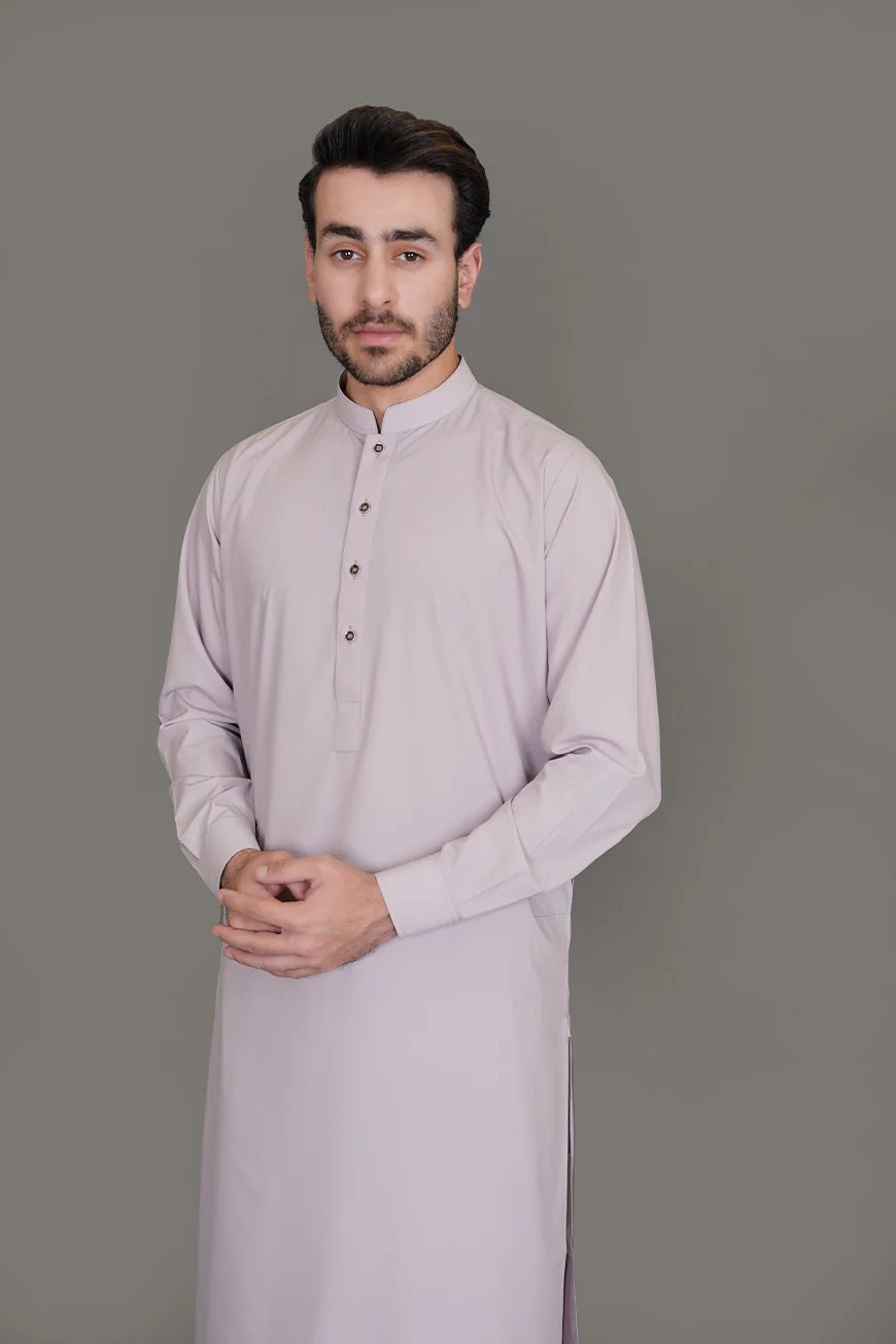 Light Pink Saltoro Summer Wash & Wear Shalwar Kameez - Image 2