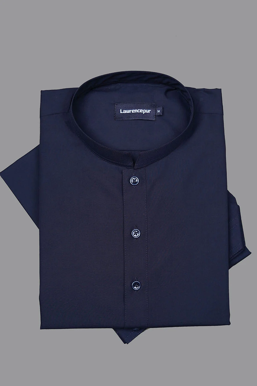 Dark Blue Satpara Summer Wash & Wear Shalwar Kameez
