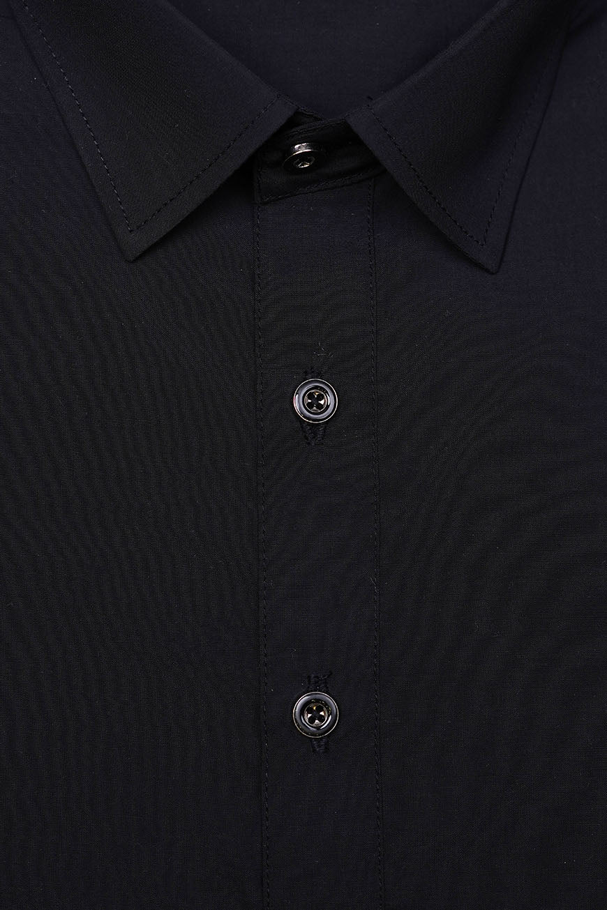 Black Plain Summer Joy Wash & Wear Shalwar Kameez - Image 3
