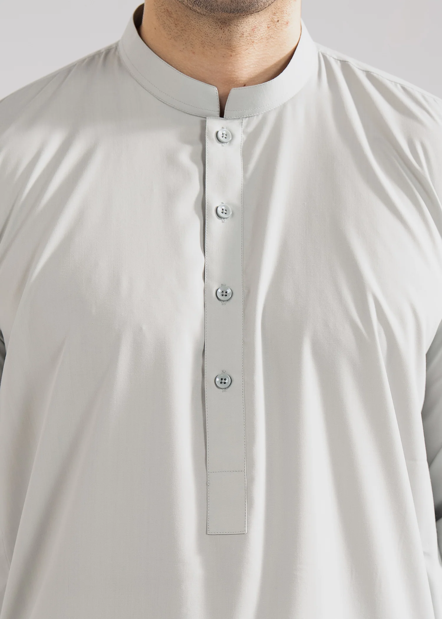 Shalwar Kameez - Summer Joy Light Green Plain - Image 2