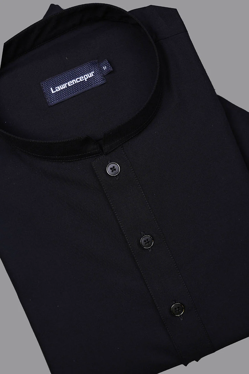 Shalwar Kameez - Summer Prime Black Plain - Image 2