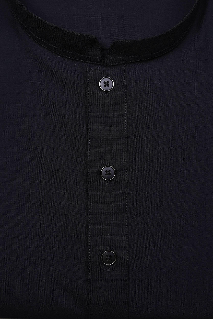 Shalwar Kameez - Summer Prime Black Plain - Image 3