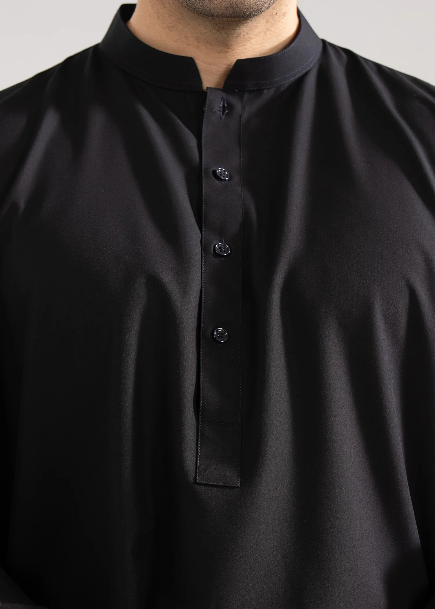 Shalwar Kameez - Summer Prime Dark Blue Plain - Image 2