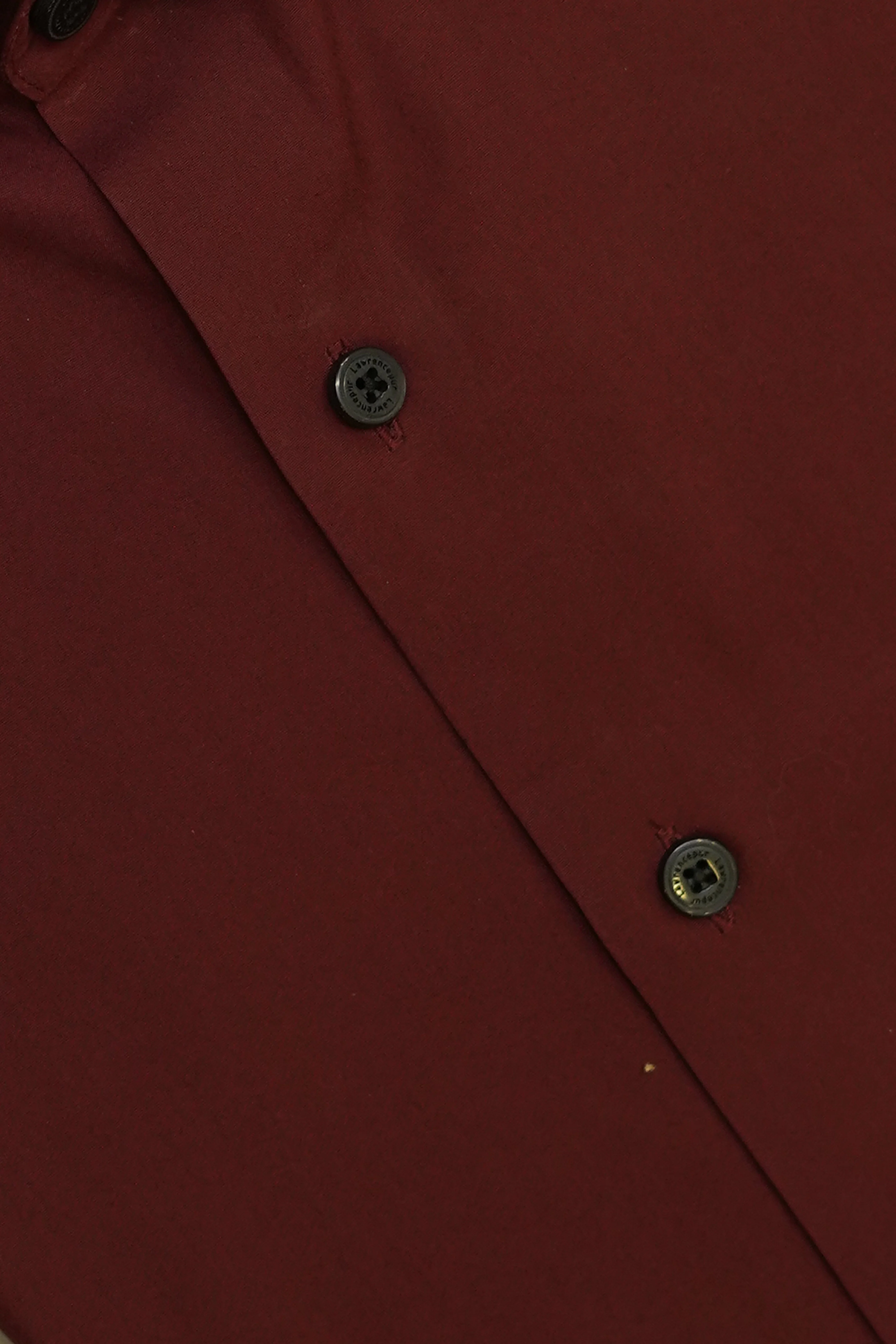 Formal Shirt - Alpha Maroon Plain Regular Fit - Image 4