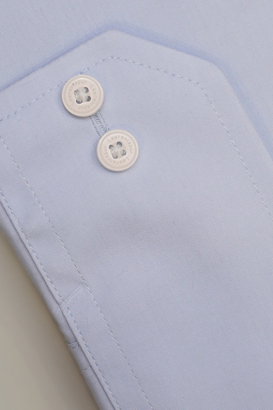 Formal Shirt - Alpha Sky Blue Plain Regular Fit - Image 5