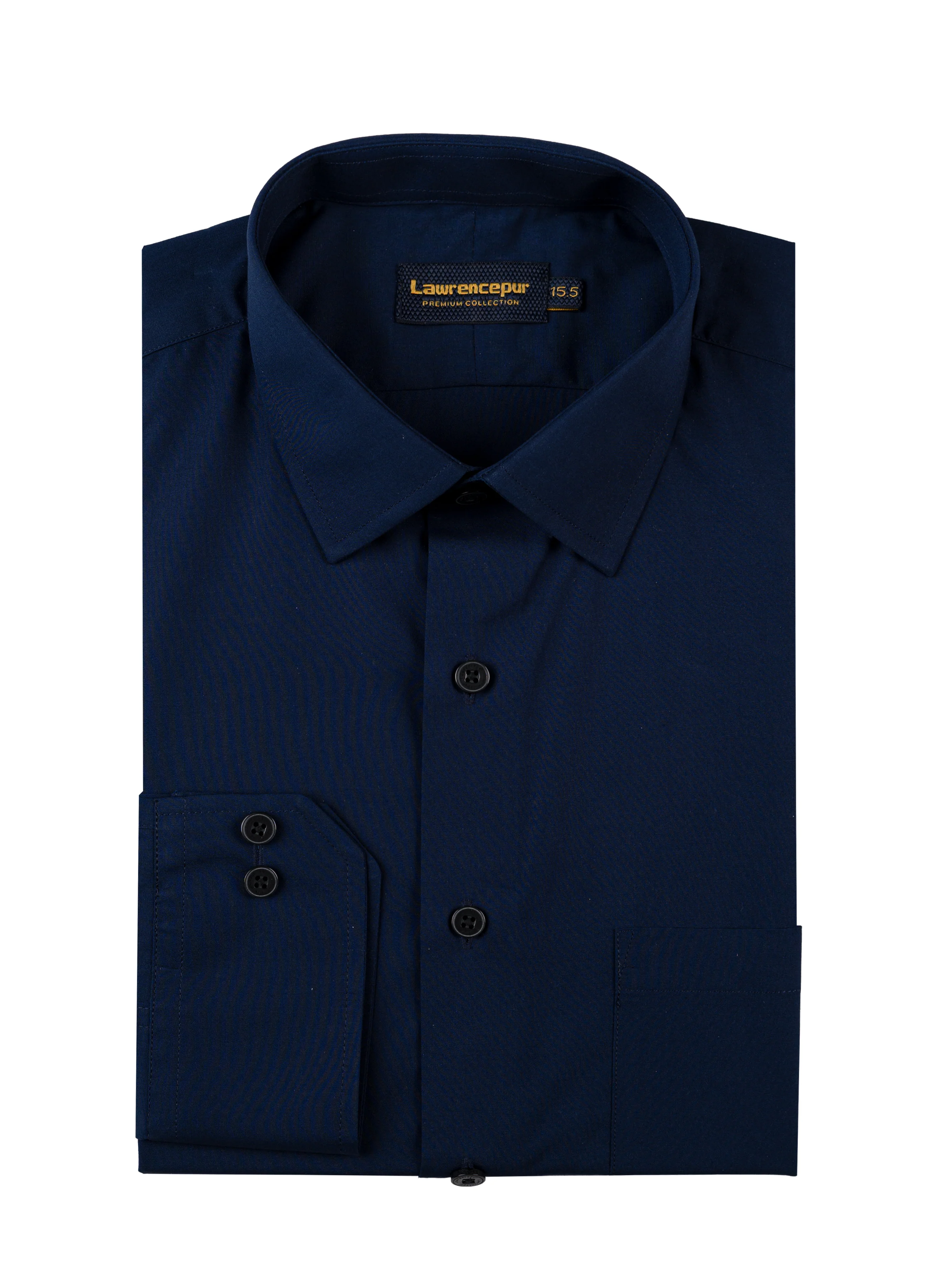 Formal Shirt - Supernova Navy Blue Plain - Image 4