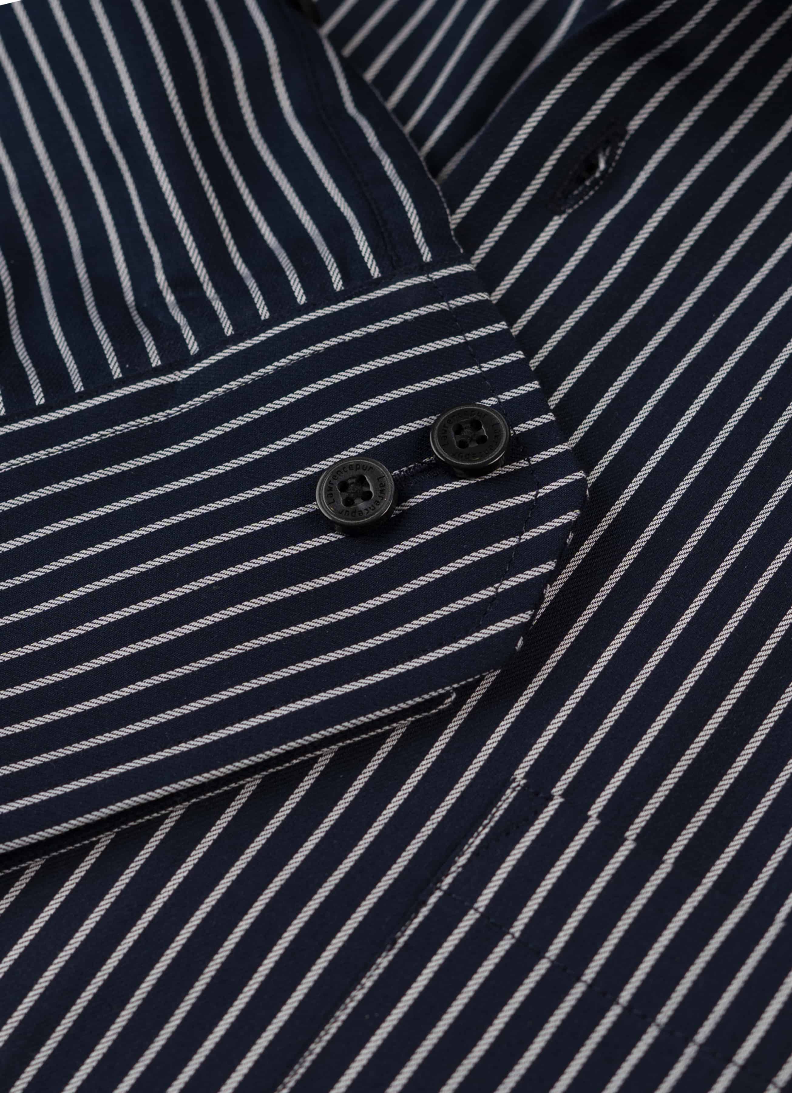 Formal Shirt - Supernova Navy Blue Stripes - Image 2