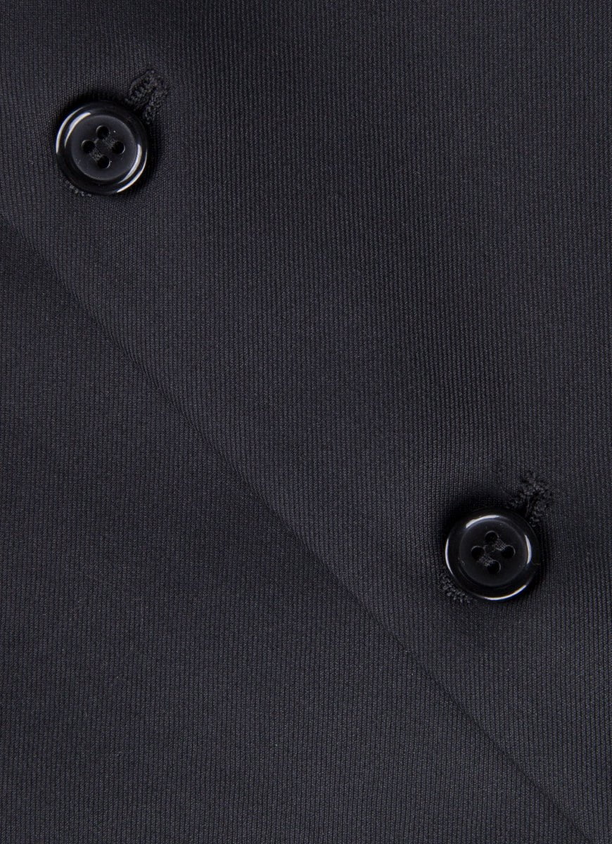 Waist Coat - Tropical Exclusive Black Plain - Image 6